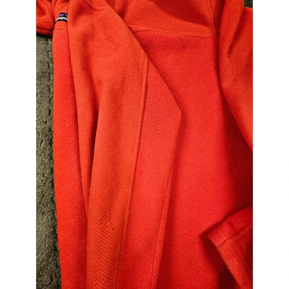 Patagonia Synchilla Fleece Jacket Mens XL Red Full Zip Midweight Outdoor Logo